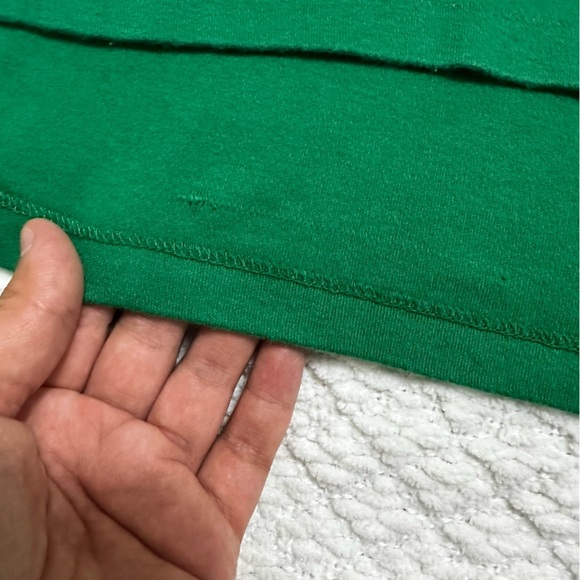 L.L. Bean Vintage Boot Green Long Sleeve Polo Shirt Men’s Size Large - Picture 6 of 7